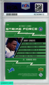 1999 UPPER DECK STRIKE FORCE BARRY SANDERS #SF30 DETROIT LIONS HOF PSA 9 MINT 62309812
