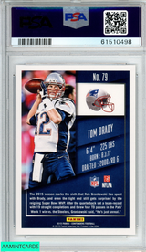 2015 PANINI CONTENDERS TOM BRADY #79 NEW ENGLAND PATRIOTS PSA 9 MINT 61510498