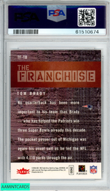 2006 FLEER THE FRANCHISE TOM BRADY #TF-TB NEW ENGLAND PATRIOTS PSA 9 MINT 61510674