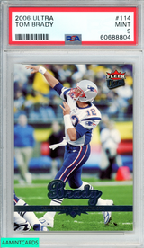 2006 ULTRA TOM BRADY #114 NEW ENGLAND PATRIOTS PSA 9 MINT 60688804