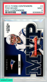 2012 PANINI CONTENDERS MVP CONTENDERS TOM BRADY #4 PATRIOTS PSA 9 MINT 60688808