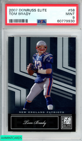 2007 DONRUSS ELITE TOM BRADY #58 NEW ENGLAND PATRIOTS PSA 9 MINT 60779930