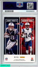 2017 PANINI CONTENDERS TEAM QUADS BRADY GRONK WHITE COOKS #TQ-5 PSA 9 MINT 60688893