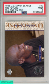 1995 UPPER DECK MINOR LEAGUE THE FUTURE #10 MJ ONE ON ONE BARONS HOF PSA 9 MINT 62313856