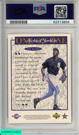1995 UPPER DECK MINOR LEAGUE THE FUTURE #10 MJ ONE ON ONE BARONS HOF PSA 9 MINT 62313856