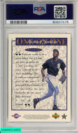 1995 UPPER DECK MINOR LEAGUE FIELDING #2 MJ ONE ON ONE BARONS HOF PSA 9 MINT 60831575
