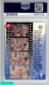 1993 UPPER DECK MICHAEL JORDAN #201 CHICAGO BULLS HOF PSA 9 MINT 60881226