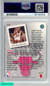 1993 UPPER DECK MICHAEL JORDAN #171 CHICAGO BULLS HOF PSA 9 MINT 60780022