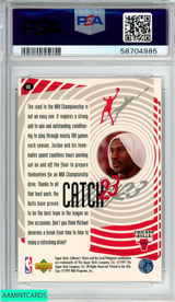 1997 COLLECTORS CHOICE MICHAEL JORDAN #189 CATCH 23-CHAMPION DRIVE PSA 9 MINT 58704985