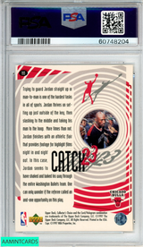 1997 COLLECTORS CHOICE MICHAEL JORDAN #193 CATCH 23-SHAKE AND BAKE PSA 9 MINT 60748204