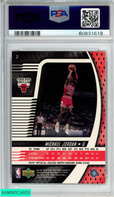 1998 UPPER DECK IONIX MICHAEL JORDAN #2 CHICAGO BULLS HOF PSA 9 MINT 60831619