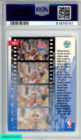 1993 UPPER DECK MICHAEL JORDAN #201 CHICAGO BULLS HOF PSA 9 MINT 61876747