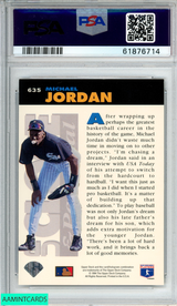 1994 COLLECTORS CHOICE MICHAEL JORDAN #635 CHICAGO WHITE SOX PSA 9 MINT 61876714