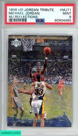1998 UPPER DECK JORDAN TRIBUTE MICHAEL JORDAN #MJ71 MJ REFLECTIONS PSA 9 MINT 60904465