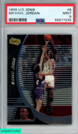 1998 UPPER DECK IONIX MICHAEL JORDAN #6 CHICAGO BULLS HOF PSA 9 MINT 59277235