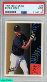 1994 FLEER EXCEL DEREK JETER #97 NEW YORK YANKEES HOF PSA 9 MINT 61835166