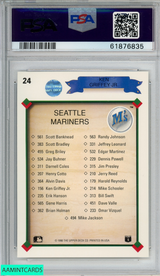1990 UPPER DECK KEN GRIFFEY JR #24 MARINERS CHECKLIST HOF PSA 9 MINT 61876835