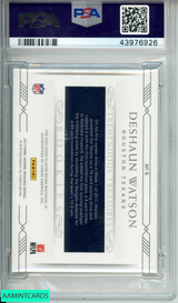 2017 PANINI NAT TREASDESHAUN WATSON#6 TREMENDOUS TREASURES RKE 74 OF 99  PSA 10 43976926