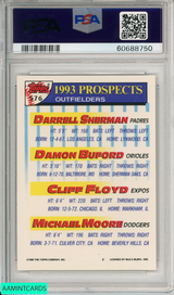 1993 TOPPS TOP PROSPECTS #576 OUTFIELDERS PSA 9 MINT 60688750