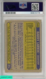 1987 TOPPS BARRY LARKIN #648 REDS ROOKIE HOF RC PSA 9 MINT 60874774