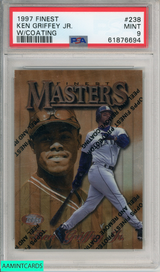 1997 FINEST KEN GRIFFEY JR #238 W COATING SEATTLE MARINERS HOF PSA 9 MINT 61876694