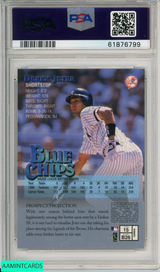 1997 FINEST DEREK JETER #15 W COATING NEW YORK YANKEES HOF PSA 9 MINT 61876799