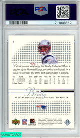 2002 SP AUTHENTIC TOM BRADY #1 NEW ENGLAND PATRIOTS PSA 9 MINT 71868852