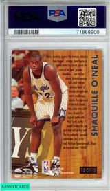 1993 ULTRA FAMOUS NICKNAMES SHAQUILLE ONEAL #13 ORLANDO MAGIC HOF PSA 8.5 NM-MT+ 71868900