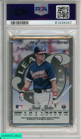 1996 LEAF STEEL CHIPPER JONES #33 ATLANTA BRAVES PSA 9 MINT 61639347