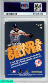 1997 SCORE STAND AND DELIVER DEREK JETER #9 NEW YORK YANKEES HOF PSA 8 NM-MT 60838859