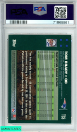 2007 TOPPS CHROME TOM BRADY #TC6 NEW ENGLAND PATRIOTS PSA 9 MINT 71868861