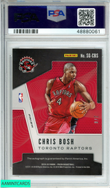 2019 PANINI PRIZM CHRIS BOSH#CBS SIG-CHOICE PRIZM-GREEN 2 OF 8 POP 1! PSA 10 48880061