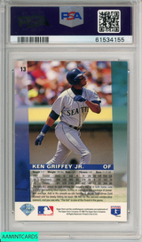 1993 UPPER DECK KEN GRIFFEY JR #13 DIAMOND GALLERY SEATTLE MARINERS HOF PSA 8 61534155