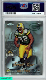 1997 TOPPS CHROME DRAFT YEAR REGGIE WHITE STEVE YOUNG #DR2 REFRACTOR PSA 8 NM-MT 61876876