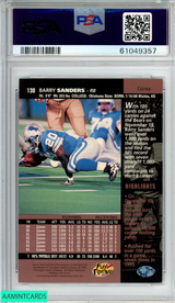 1996 UPPER DECK BARRY SANDERS #130 DETROIT LIONS HOF PSA 8 NM-MT 61049357