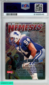1995 STADIUM CLUB NEMESES BRETT FAVRE CHRIS SPIELMAN #N4 HOF PSA 7 NM 61835545
