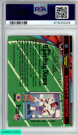 1991 STADIUM CLUB EMMITT SMITH #2 DALLAS COWBOYS HOF PSA 7 NM 61835003