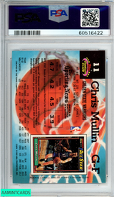 1992 STADIUM CLUB CHRIS MULLIN #11 MEMBERS ONLY WARRIORS HOF PSA 8 NM-MT 60516422