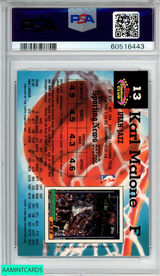 1992 STADIUM CLUB KARL MALONE #13 MEMBERS ONLY UTAH JAZZ HOF PSA 8 NM-MT 60516443