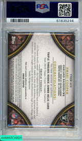 2015 TOPPS TRIPLE THREADS ROOKIE JUMBO RELIC AMARI COOPER #ACO GOLD OF 25 PSA 7 61835244