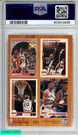 1993 HOOPS DAVID ROBINSON #DR1 COMMEMORATIVE CARD SPURS HOF PSA 8 NM-MT 60853885