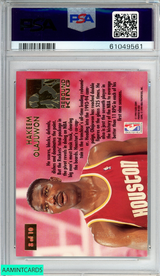 1993 ULTRA REBOUND KINGS HAKEEM OLAJUWON #8 HOUSTON ROCKETS HOF PSA 8 NM-MT 61049561