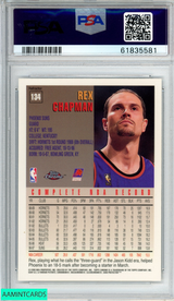 1997 TOPPS CHROME REX CHAPMAN #134 REFRACTOR PHOENIX SUNS PSA 8 NM-MT 61835581