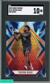 2020 PANINI PHOENIX TREVON DIGGS #165 FIRE BURST ROOKIE RC COWBOYS SGC 10 GEM 6762933