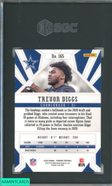 2020 PANINI PHOENIX TREVON DIGGS #165 FIRE BURST ROOKIE RC COWBOYS SGC 10 GEM 6762933