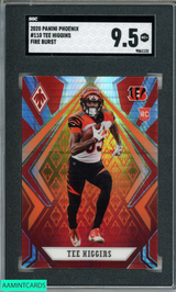 2020 PANINI PHOENIX TEE HIGGINS #110 FIRE BURST ROOKIE RC SGC 9.5 MT+ 9061131