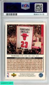 1994 COLLECTORS CHOICE MICHAEL JORDAN #240 CHICAGO BULLS HOF PSA 8 NM-MT 60831513