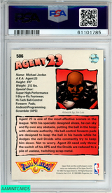1992 UPPER DECK MICHAEL JORDAN #506 FANIMATION CHICAGO BULLS HOF PSA 8 NM-MT 61101785