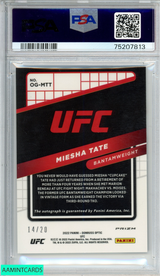 2022 DONRUSS OPTIC UFC OPTI-GRAPHS MIESHA TATE #OGMTT PURPLE STARS OF 20 PSA 10 75207813