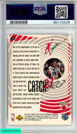 1997 COLLECTORS CHOICE MICHAEL JORDAN #191 CATCH 23 MEDIA CIRCUS PSA 8 NM-MT 60779928